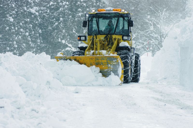 Road Snow Plowing in New York, NY